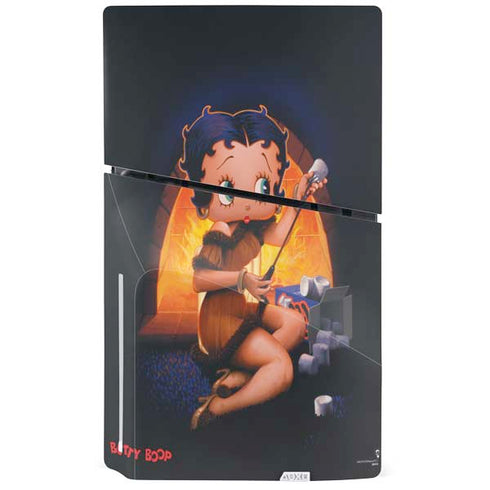 Betty Boop Roasting Marshmallows PS5 Slim Disk Bundle Skin
