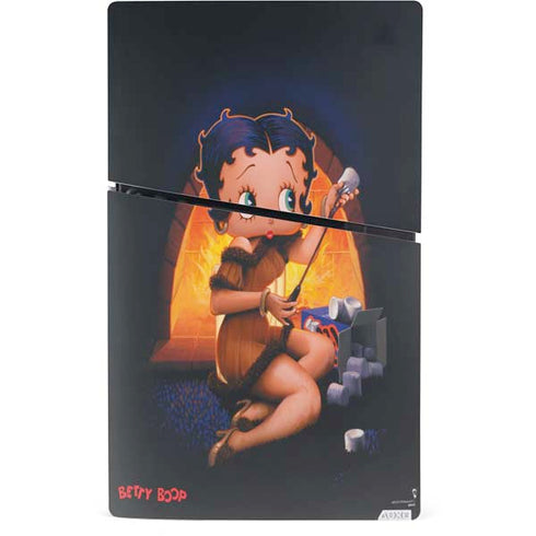 Betty Boop Roasting Marshmallows PS5 Slim Digital Edition Bundle Skin
