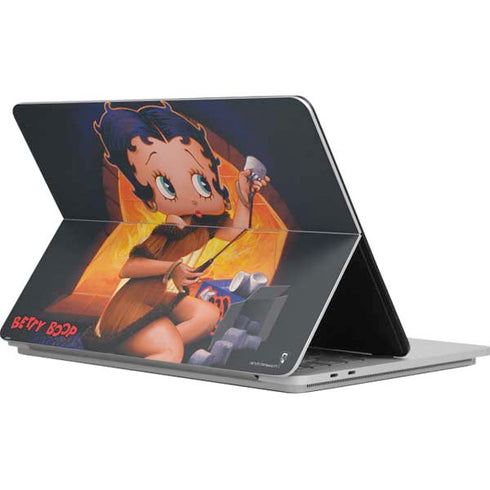Betty Boop Roasting Marshmallows Surface Laptop Studio Skin