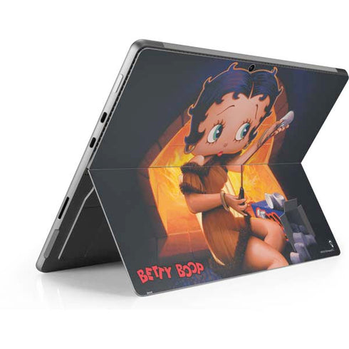 Betty Boop Roasting Marshmallows Surface Pro 8 Skin
