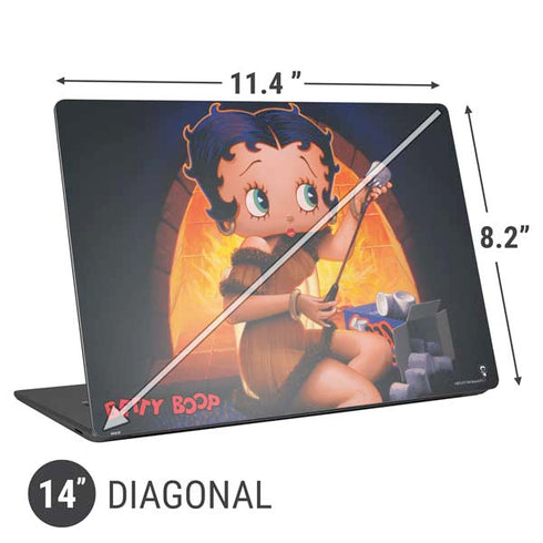 Betty Boop Roasting Marshmallows Universal Laptop 14in (11.4 x 8.2in) Skin