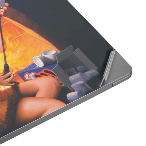 Betty Boop Roasting Marshmallows Universal Laptop 14in (11.4 x 8.2in) Skin