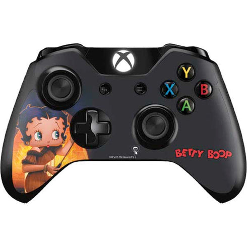 Betty Boop Roasting Marshmallows Xbox One Controller Skin