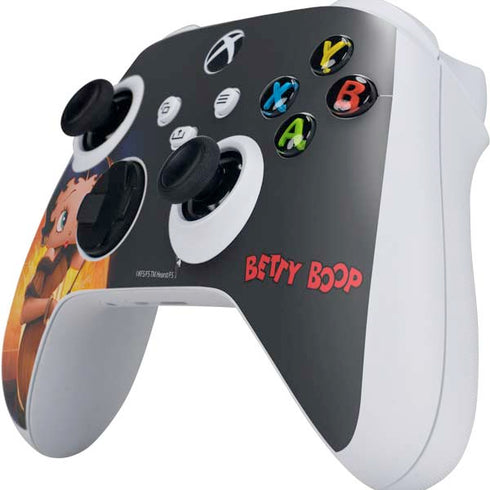 Betty Boop Roasting Marshmallows Xbox Series S Controller Skin