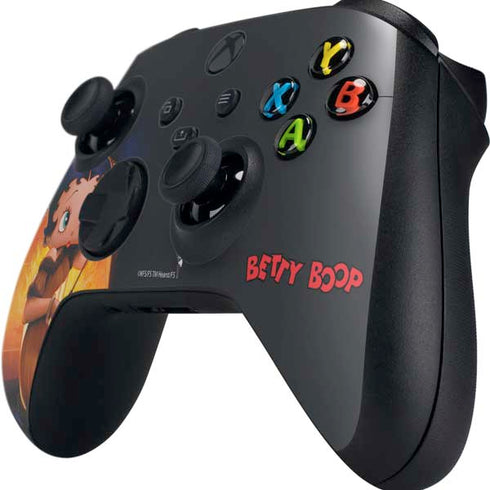Betty Boop Roasting Marshmallows Xbox Series X Controller Skin