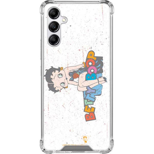 Betty Boop Splatter Galaxy A14 5G Clear Case