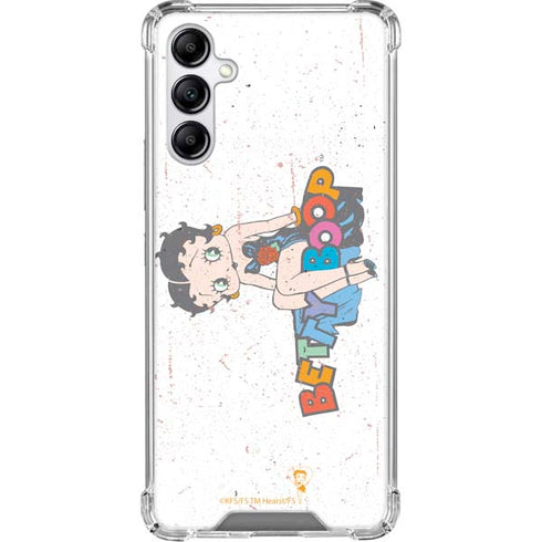 Betty Boop Splatter Galaxy A15 5G Clear Case