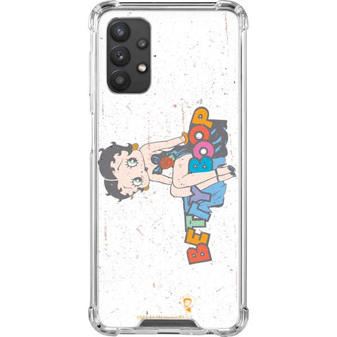 Betty Boop Splatter Galaxy A32 5G Clear Case