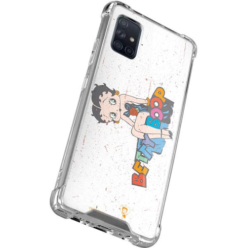 Betty Boop Splatter Galaxy A51 5G Clear Case