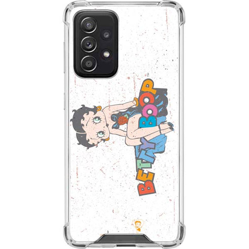 Betty Boop Splatter Galaxy A52 5G Clear Case
