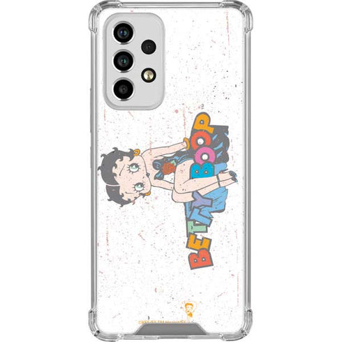 Betty Boop Splatter Galaxy A53 5G Clear Case