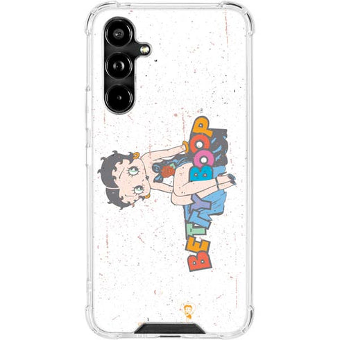 Betty Boop Splatter Galaxy A54 5G Clear Case