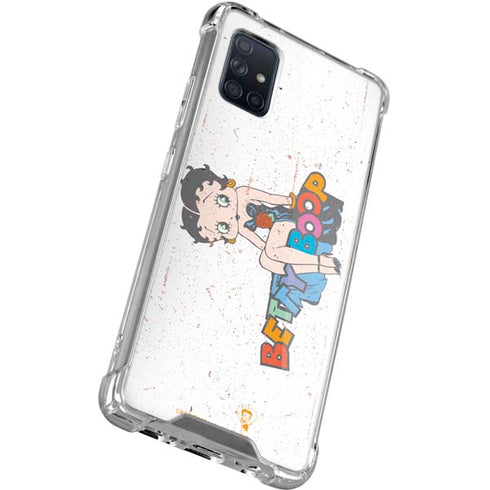 Betty Boop Splatter Galaxy A71 5G Clear Case