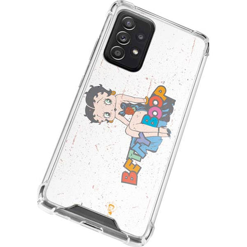 Betty Boop Splatter Galaxy A72 5G Clear Case
