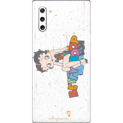 Betty Boop Splatter Galaxy Note 10 Skin