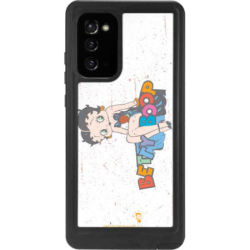 Betty Boop Splatter Galaxy Note20 5G Waterproof Case