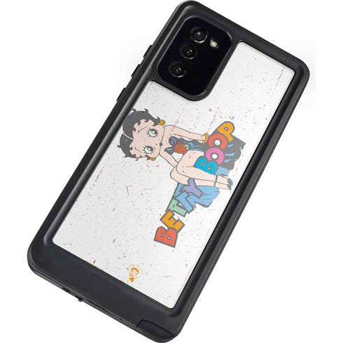 Betty Boop Splatter Galaxy Note20 5G Waterproof Case