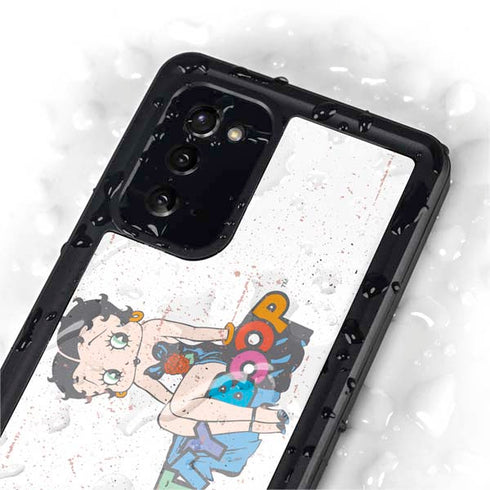 Betty Boop Splatter Galaxy Note20 5G Waterproof Case