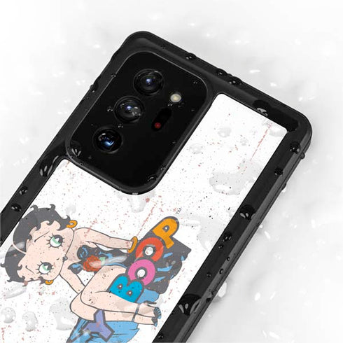 Betty Boop Splatter Galaxy Note20 Ultra 5G Waterproof Case
