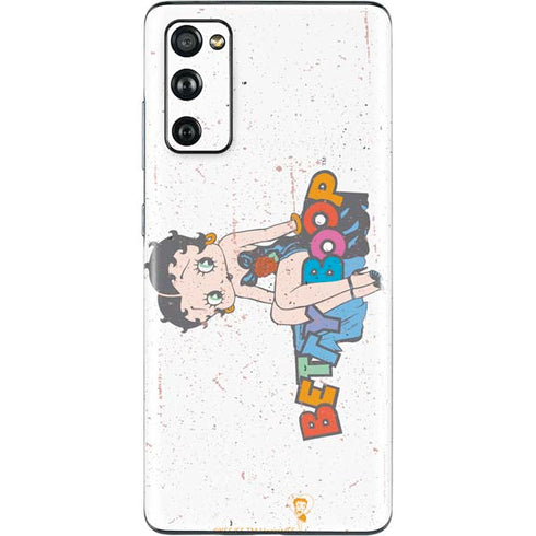 Betty Boop Splatter Galaxy S20 Fan Edition Skin