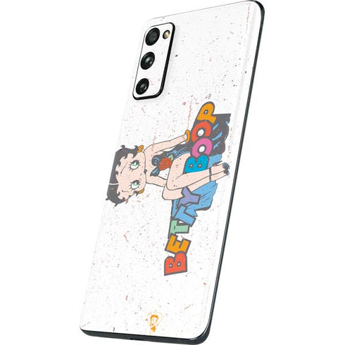 Betty Boop Splatter Galaxy S20 Fan Edition Skin