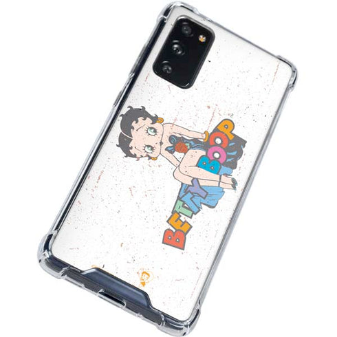 Betty Boop Splatter Galaxy S20 FE Clear Case