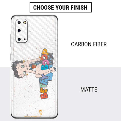 Betty Boop Splatter Galaxy S20 Skin