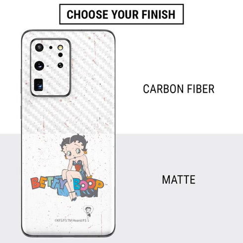 Betty Boop Splatter Galaxy S20 Ultra 5G Skin