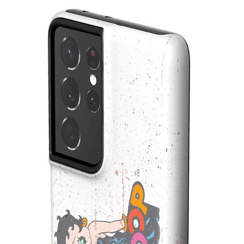 Betty Boop Splatter Galaxy S21 Ultra 5G Pro Case