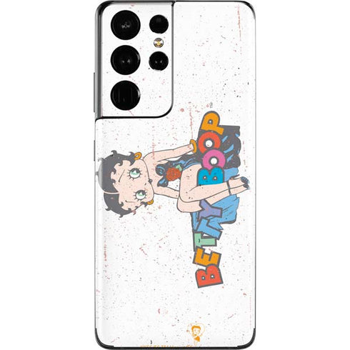 Betty Boop Splatter Galaxy S21 Ultra 5G Skin