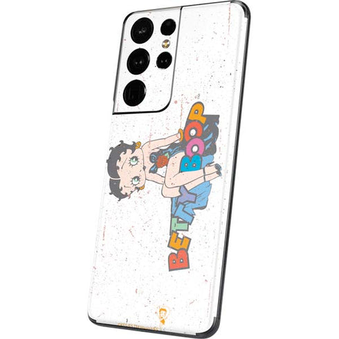 Betty Boop Splatter Galaxy S21 Ultra 5G Skin
