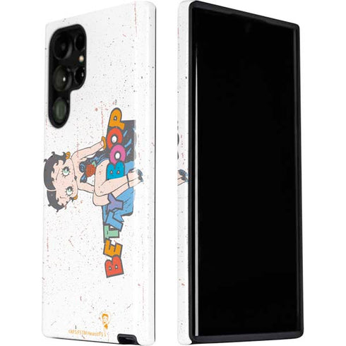 Betty Boop Splatter Galaxy S22 Ultra Pro Case