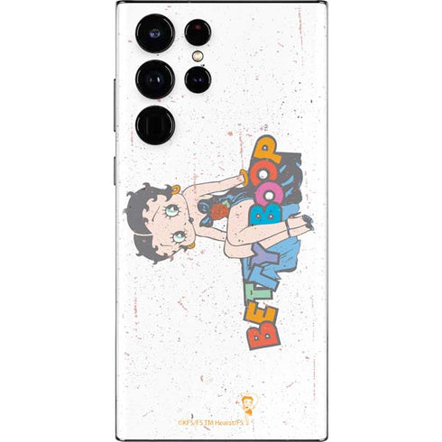 Betty Boop Splatter Galaxy S22 Ultra Skin