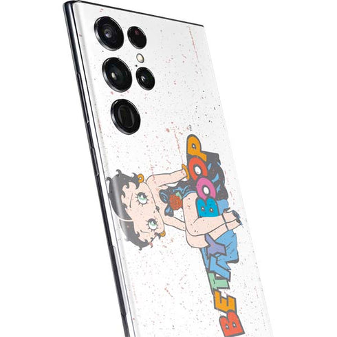 Betty Boop Splatter Galaxy S22 Ultra Skin