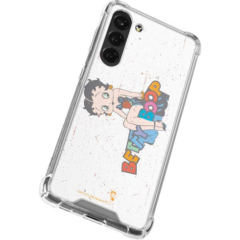 Betty Boop Splatter Galaxy S23 Plus Clear Case