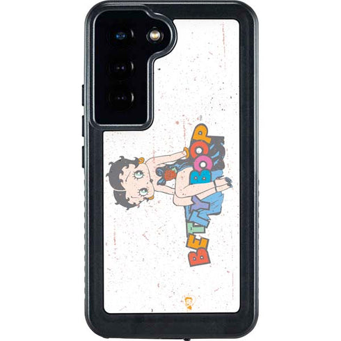Betty Boop Splatter Galaxy S23 Waterproof Case