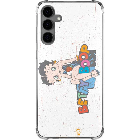 Betty Boop Splatter Galaxy S24 Plus Clear Case
