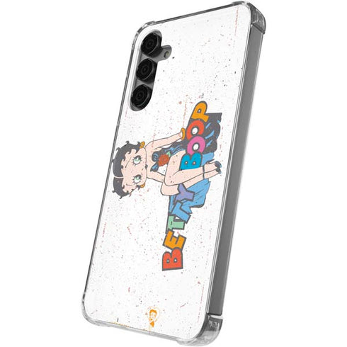 Betty Boop Splatter Galaxy S24 Plus Clear Case