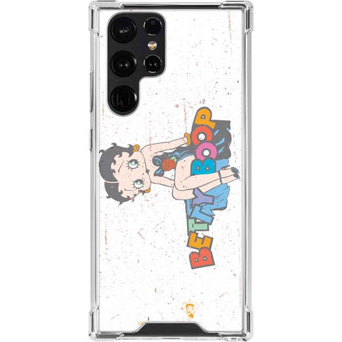 Betty Boop Splatter Galaxy S24 Ultra Clear Case