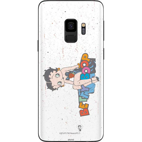 Betty Boop Splatter Galaxy S9 Skin