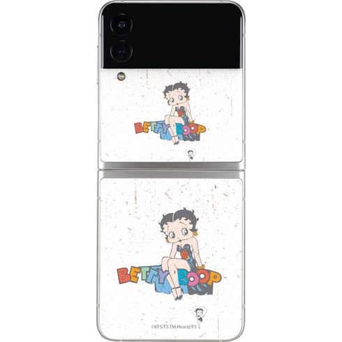 Betty Boop Splatter Galaxy Z Flip3 5G Skin