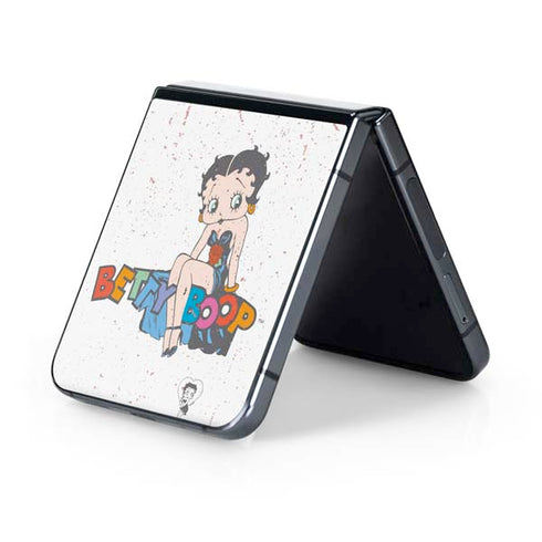 Betty Boop Splatter Galaxy Z Flip5 5G Skin