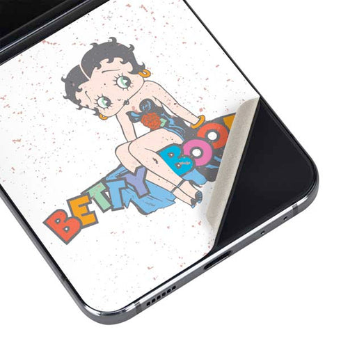 Betty Boop Splatter Galaxy Z Flip5 5G Skin