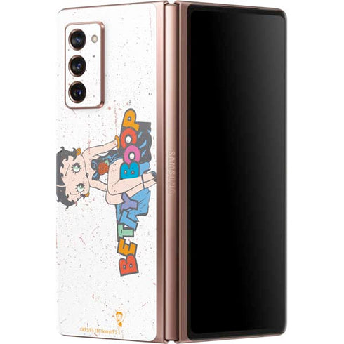 Betty Boop Splatter Galaxy Z Fold2 5G Skin
