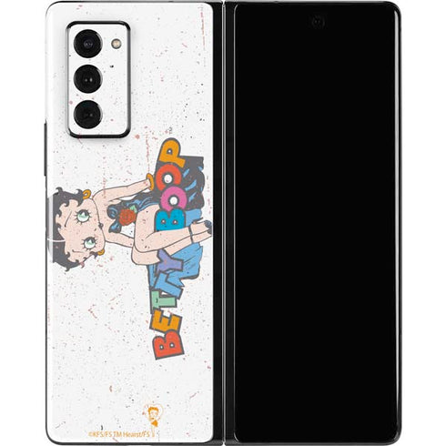 Betty Boop Splatter Galaxy Z Fold2 5G Skin
