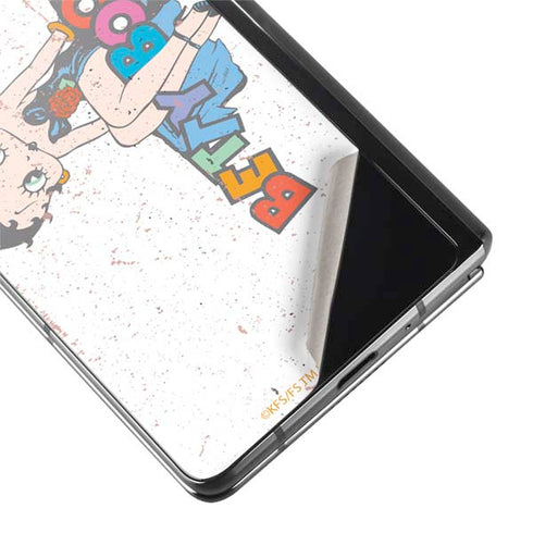 Betty Boop Splatter Galaxy Z Fold2 5G Skin