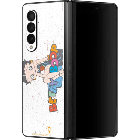 Betty Boop Splatter Galaxy Z Fold3 5G Skin