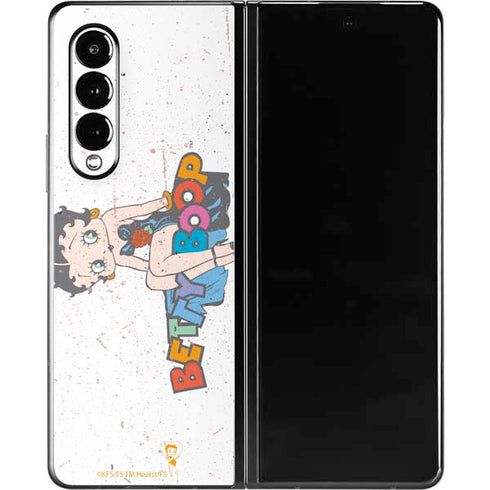 Betty Boop Splatter Galaxy Z Fold3 5G Skin