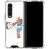Betty Boop Splatter Galaxy Z Fold4 5G Clear Case