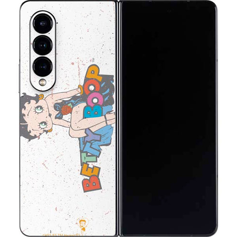 Betty Boop Splatter Galaxy Z Fold4 5G Skin